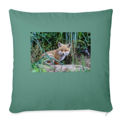 fox - Throw Pillow Cover 17.5” x 17.5”