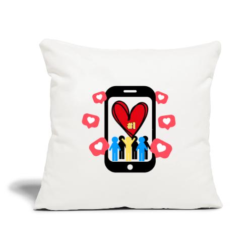 Souvenirs reach thousands of followers, successful - Throw Pillow Cover 17.5” x 17.5”