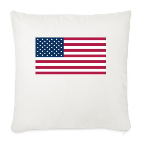 United States - Throw Pillow Cover 17.5” x 17.5”