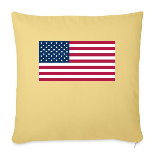 United States - Throw Pillow Cover 17.5” x 17.5”