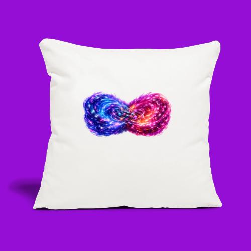 Atom - Throw Pillow Cover 17.5” x 17.5”