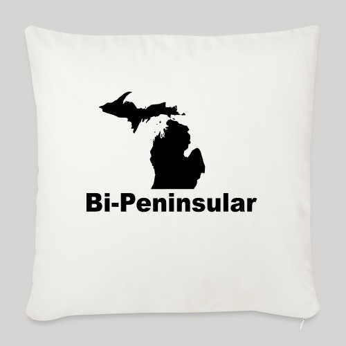 Bi-Peninsular - Throw Pillow Cover 17.5” x 17.5”