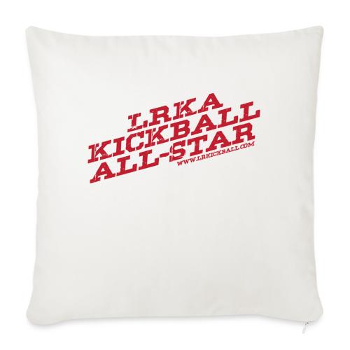 All Star Red - Throw Pillow Cover 17.5” x 17.5”