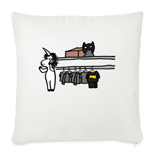 Phonecall unicorn - Throw Pillow Cover 17.5” x 17.5”