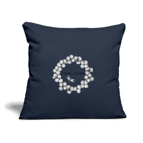 Traveling Herbalista - Throw Pillow Cover 17.5” x 17.5”