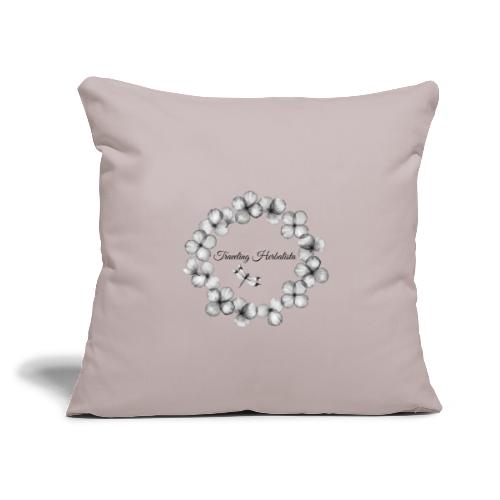 Traveling Herbalista - Throw Pillow Cover 17.5” x 17.5”