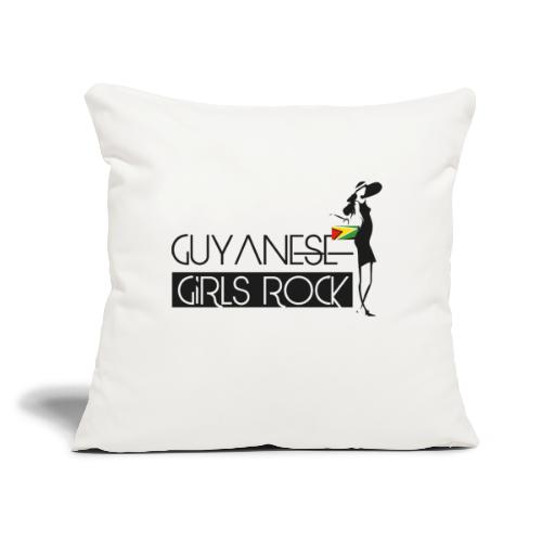 Woman In Black - Throw Pillow Cover 17.5” x 17.5”