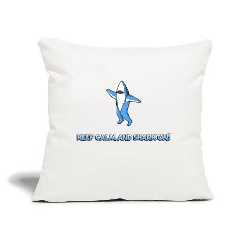 Dancing Shark - Throw Pillow Cover 17.5” x 17.5”