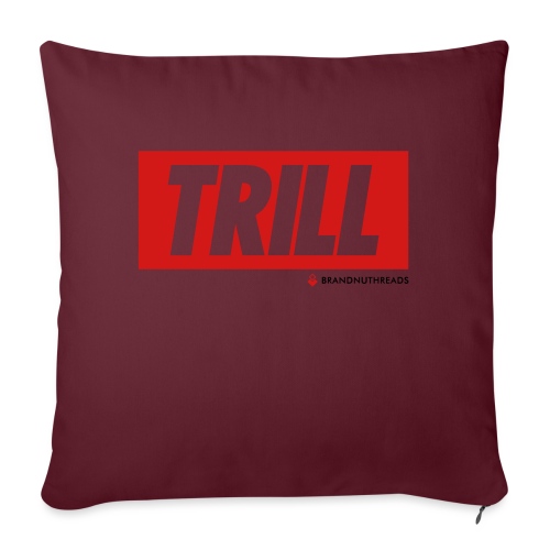 trill red iphone - Throw Pillow Cover 17.5” x 17.5”