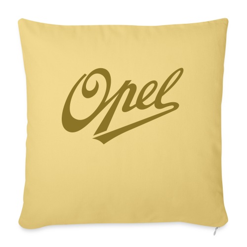 Opel Logo 1909 - Throw Pillow Cover 17.5” x 17.5”