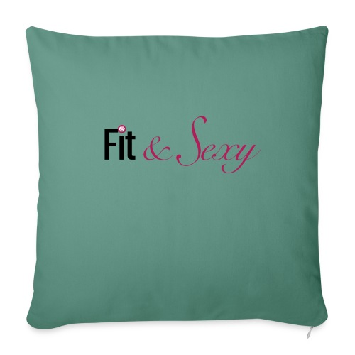 Fit And Sexy - Throw Pillow Cover 17.5” x 17.5”