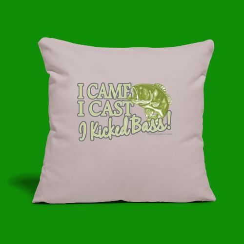 Kicked Bass - Throw Pillow Cover 17.5” x 17.5”