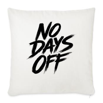 Inkstorm Abstract Brush - Throw Pillow Cover 17.5” x 17.5” - natural white - Front