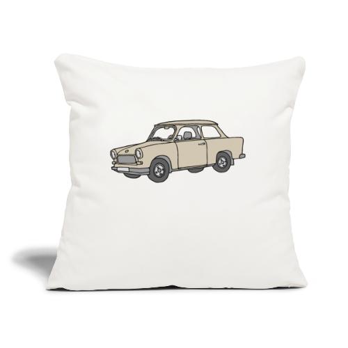Trabant (papyrus car) - Throw Pillow Cover 17.5” x 17.5”