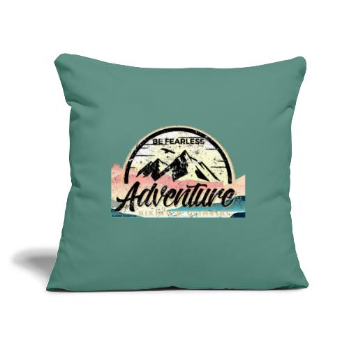 Outdoor Hoodie Be Fearless Design - Throw Pillow Cover 17.5” x 17.5”