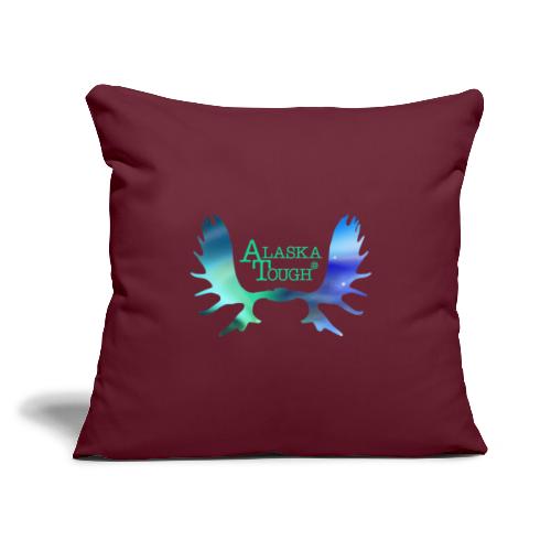 Northern Lights Aurora - Throw Pillow Cover 17.5” x 17.5”