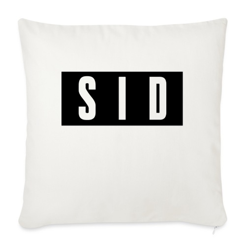 Sid Original Logo - Throw Pillow Cover 17.5” x 17.5”