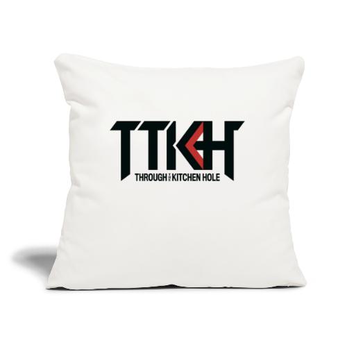 Logo TTKH Full Black - Throw Pillow Cover 17.5” x 17.5”