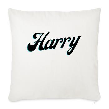 I'm Harry - Throw Pillow Cover 17.5” x 17.5” - natural white - Front