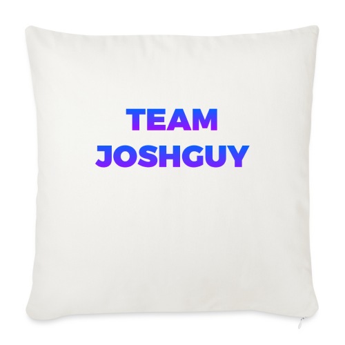 Team JoshGuy - Throw Pillow Cover 17.5” x 17.5”