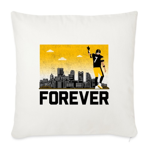 7 Forever (on light) - Throw Pillow Cover 17.5” x 17.5”