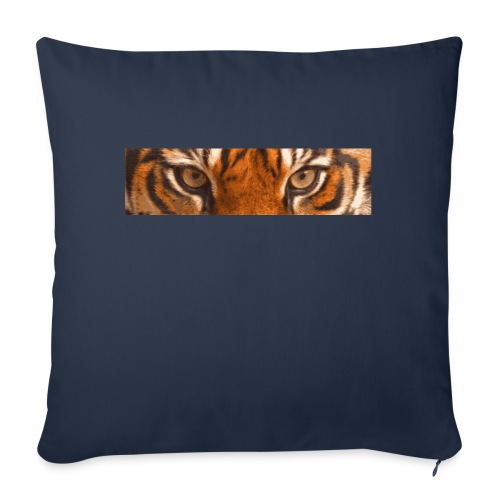 Eyes of the tiger - Throw Pillow Cover 17.5” x 17.5”