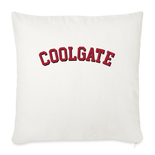 Coolgate - Throw Pillow Cover 17.5” x 17.5”