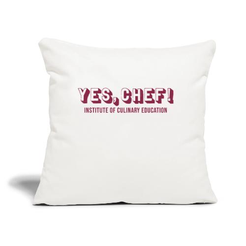 newcheffinal - Throw Pillow Cover 17.5” x 17.5”