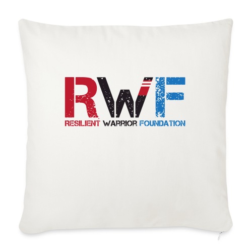 RWF Black - Throw Pillow Cover 17.5” x 17.5”