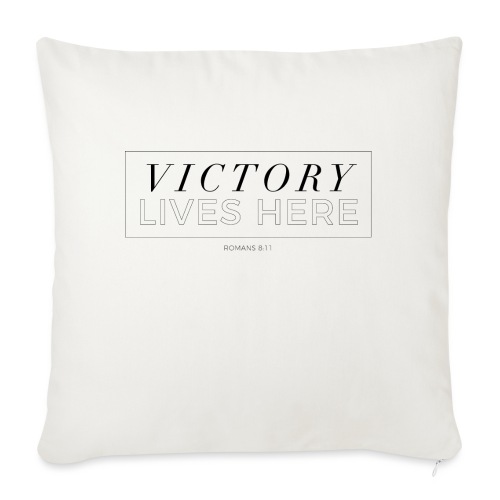 victory shirt 2019 - Throw Pillow Cover 17.5” x 17.5”