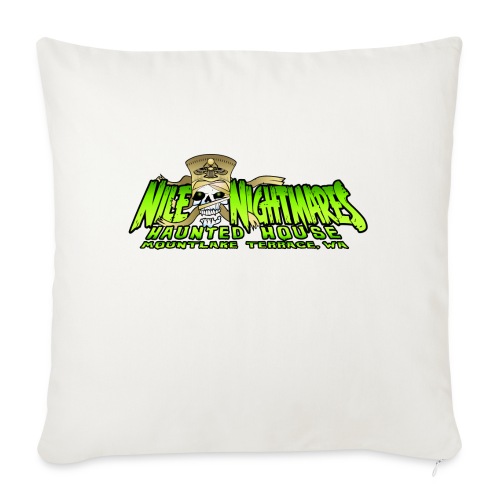 Nile Nightmares Logo - Throw Pillow Cover 17.5” x 17.5”
