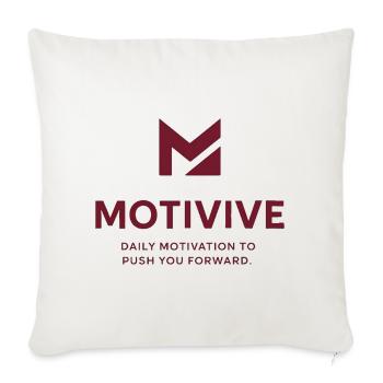 Blood  Sport  - Throw Pillow Cover 17.5” x 17.5” - natural white - Front