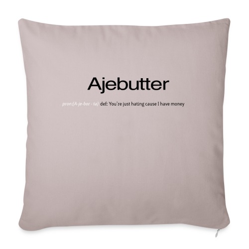 ajebutter - Throw Pillow Cover 17.5” x 17.5”