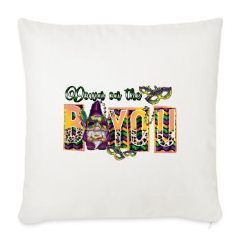 Down On The Bayou - Throw Pillow Cover 17.5” x 17.5” - natural white - Front