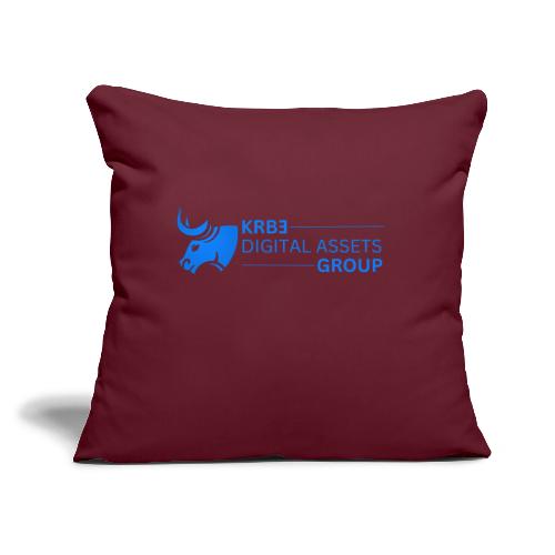 KRBE DAG - Throw Pillow Cover 17.5” x 17.5”