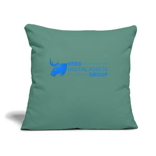 KRBE DAG - Throw Pillow Cover 17.5” x 17.5”
