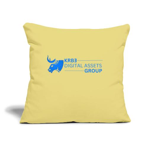 KRBE DAG - Throw Pillow Cover 17.5” x 17.5”
