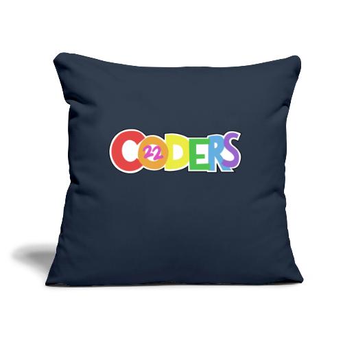 coders22 Logo - Throw Pillow Cover 17.5” x 17.5”