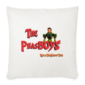 RoxasTheHeroofTime - Hugh Castman - The PhasBOYS - Throw Pillow Cover 17.5” x 17.5” - natural white - Front