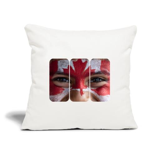 Proudly Canadian - Throw Pillow Cover 17.5” x 17.5”