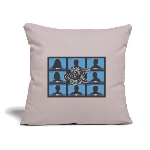 The COVID Bunch - Throw Pillow Cover 17.5” x 17.5”