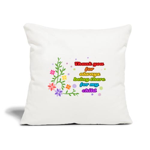 Heart of the Classroom - Throw Pillow Cover 17.5” x 17.5”