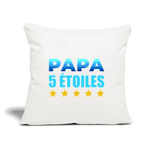 Five-Star Dad - Throw Pillow Cover 17.5” x 17.5”