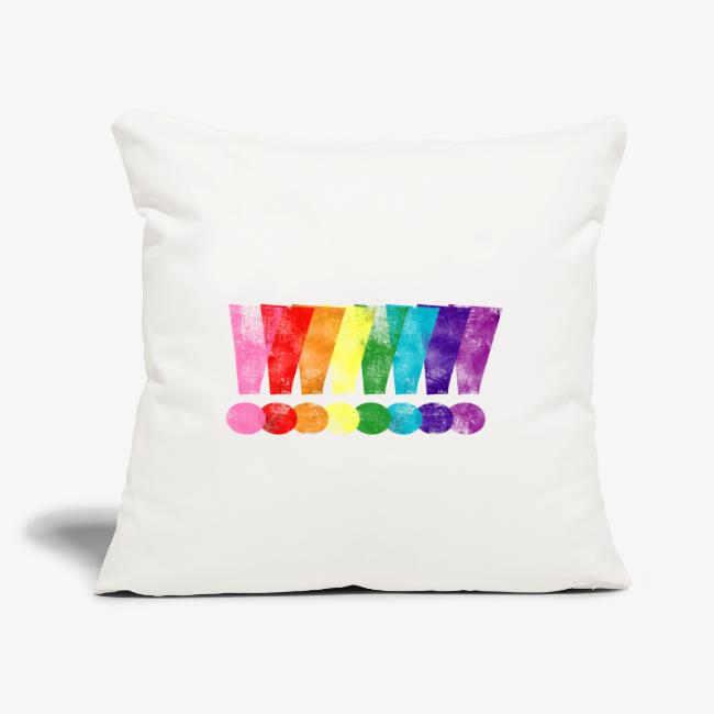 Distressed Gilbert Baker LGBT Pride Exclamation