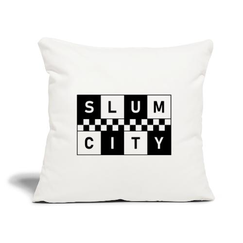 Slum City Logo - Throw Pillow Cover 17.5” x 17.5”