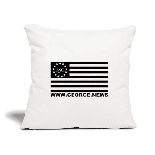 GEORGE NEWS 250 - Throw Pillow Cover 17.5” x 17.5”