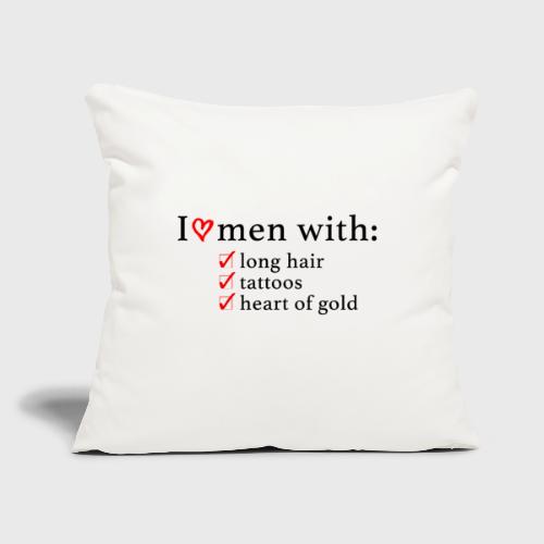 ISO boyfriend - Throw Pillow Cover 17.5” x 17.5”