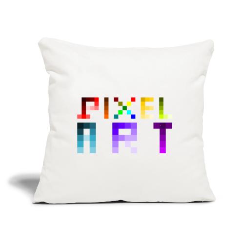 Pixel Art Spectrum - Throw Pillow Cover 17.5” x 17.5”