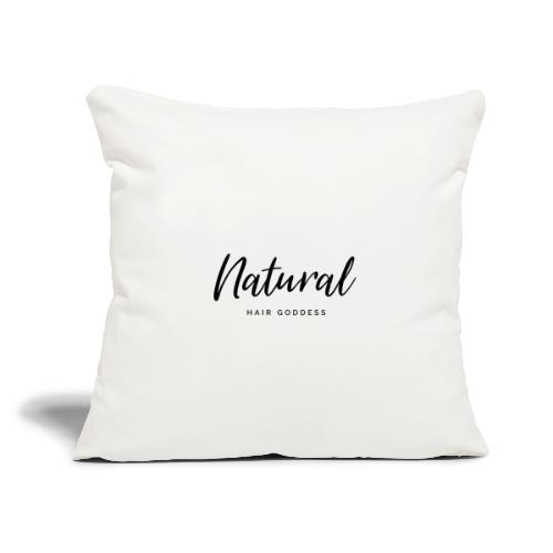 Natural Hair Goddess - Throw Pillow Cover 17.5” x 17.5”