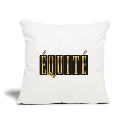 Golden Fairness - Throw Pillow Cover 17.5” x 17.5”